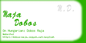 maja dobos business card